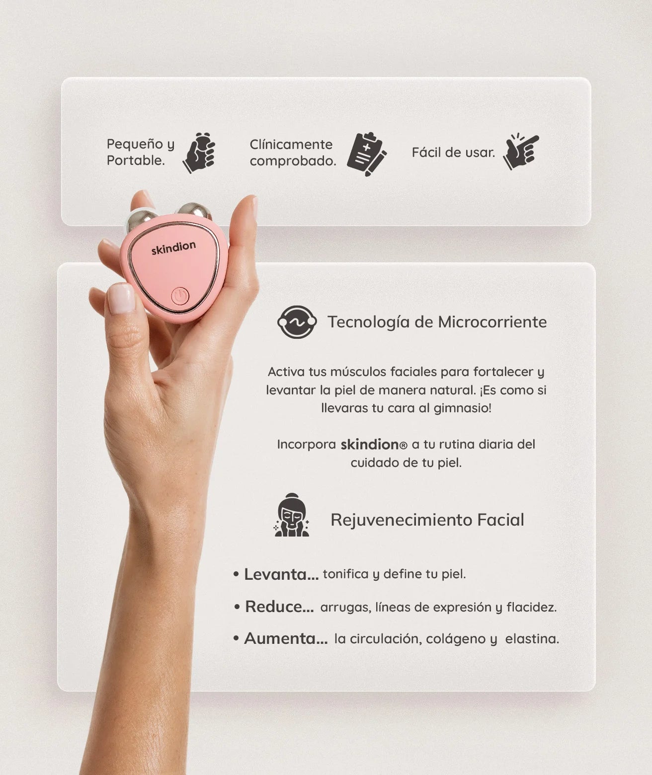 Dispositivo de Rejuvenecimiento Facial Skindion  ®